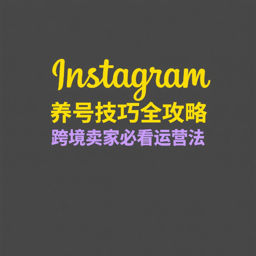 Instagram养号技巧全攻略｜跨境电商卖家必看的账号运营方法