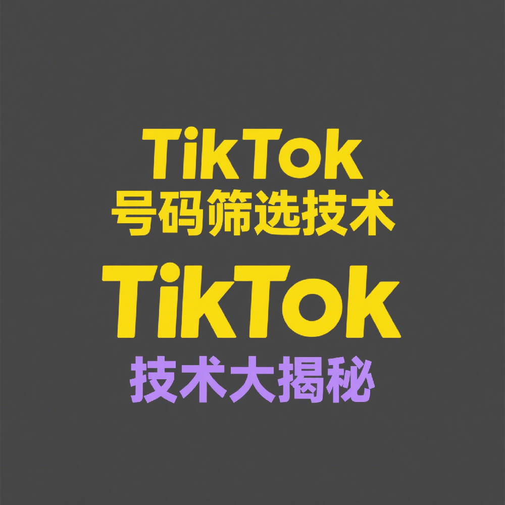 如何利用TikTok号码筛选技术，实现海外电商精准营销
