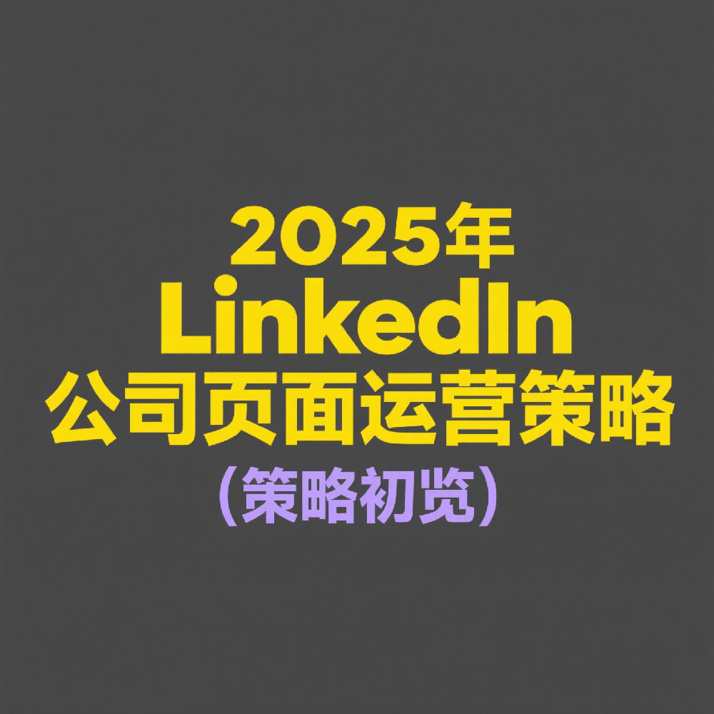 打造品牌曝光：2025年LinkedIn公司页面运营策略