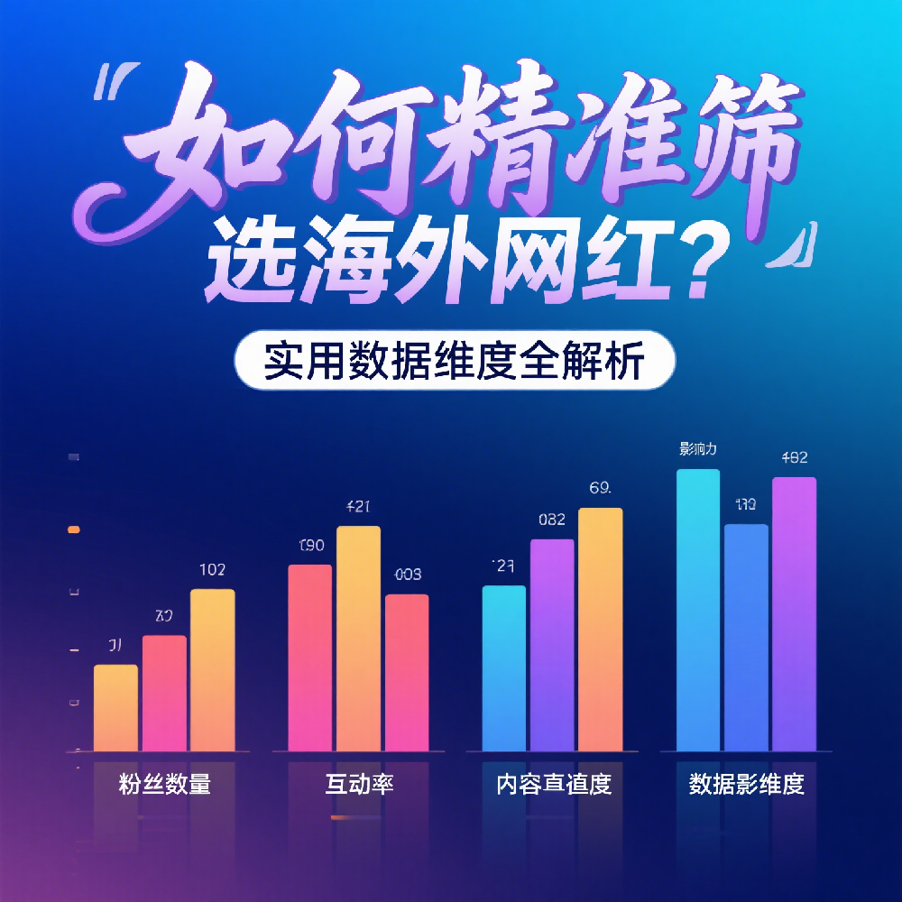 如何精准筛选海外网红？实用数据维度全解析
